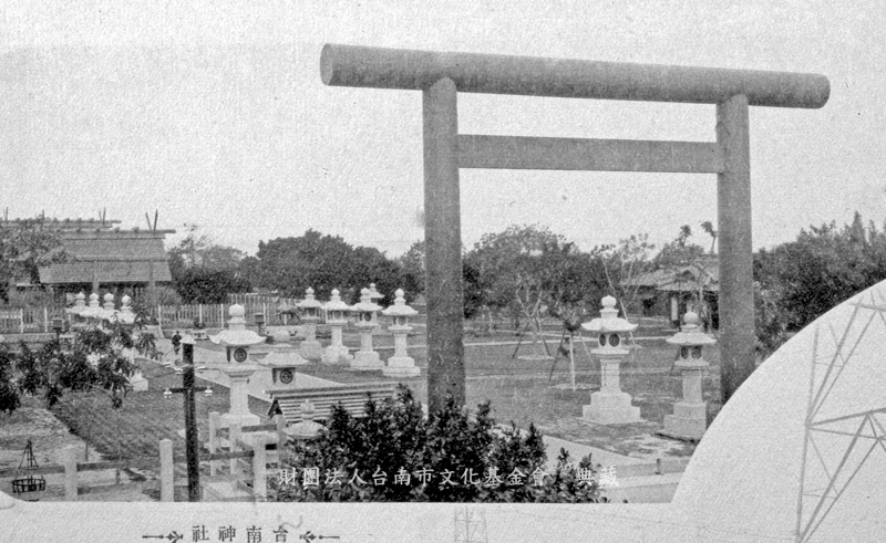 台南神社/北百川宮親王逝於宅第南側屋舍，日本政府將其去世寢殿