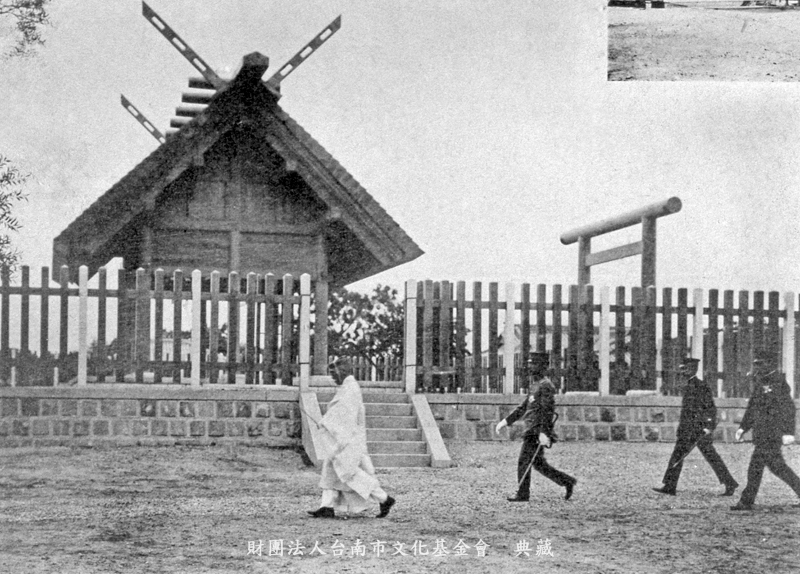 台南神社/北百川宮親王逝於宅第南側屋舍，日本政府將其去世寢殿